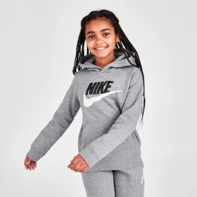 Nike Sportswear Kids' Club Fleece Pullover Hoodie / Carbon Heather