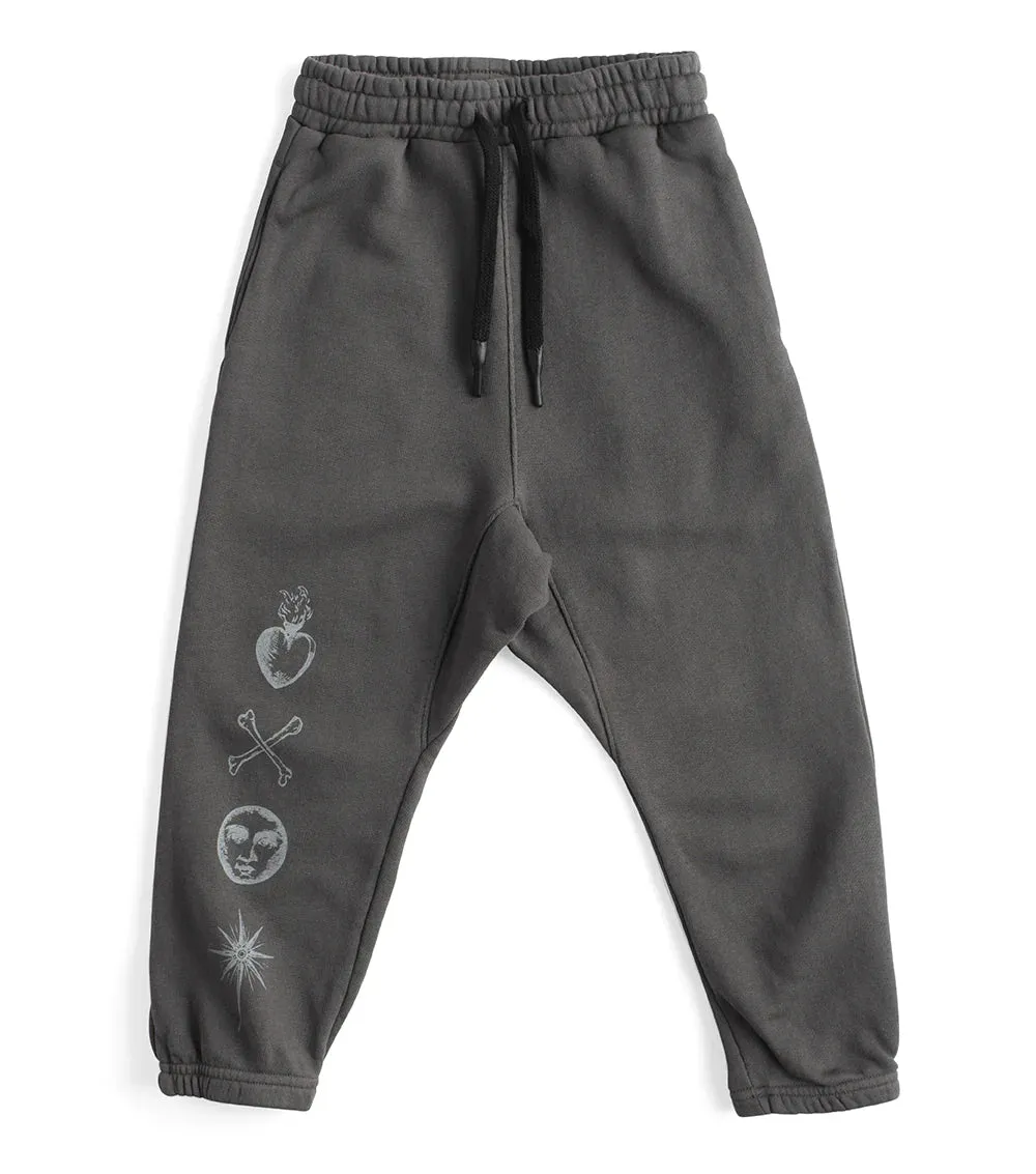 Nununu Moon Inked Sweatpants | Graphite