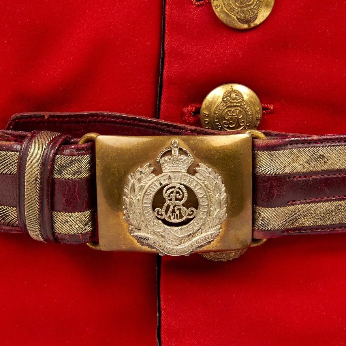 Original British Pre-WWI Royal Engineers Officer Uniform Set Circa 1910