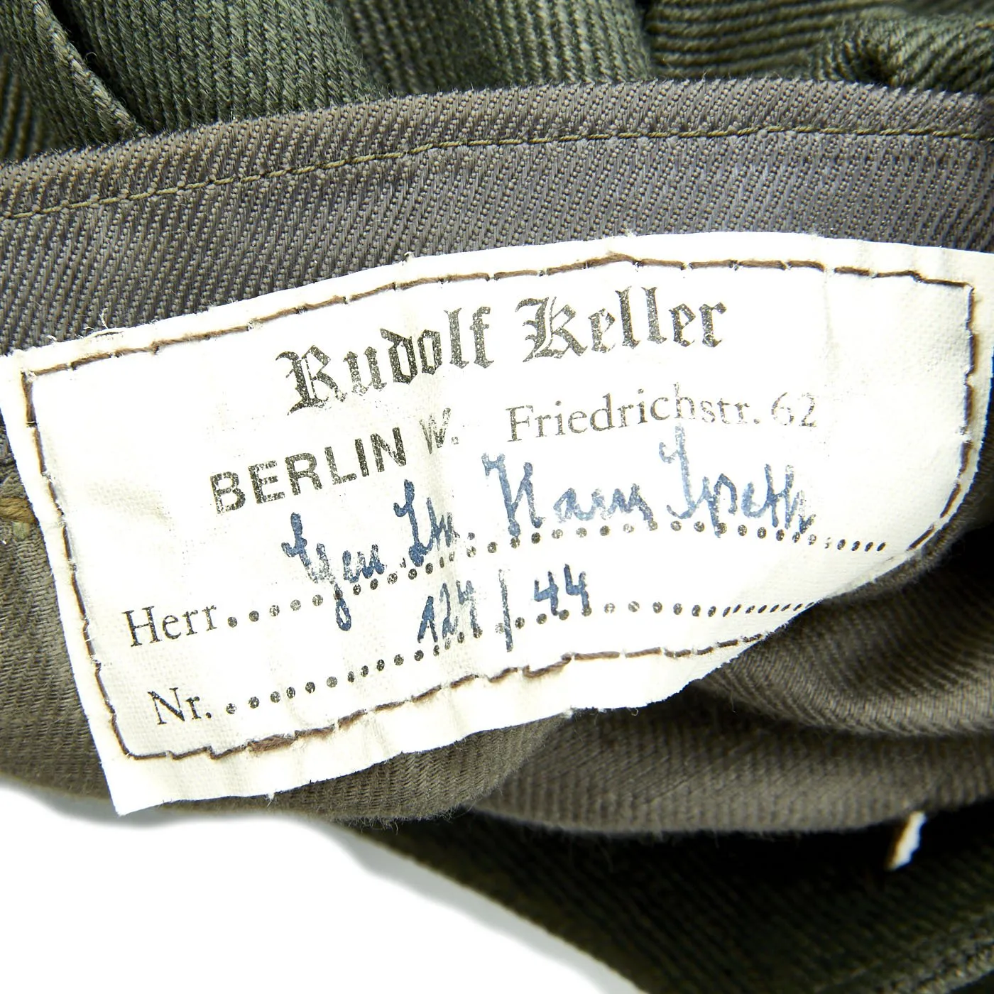 Original German WWII General Hans-Ludwig Speth Uniform, Photos, and Documents Grouping