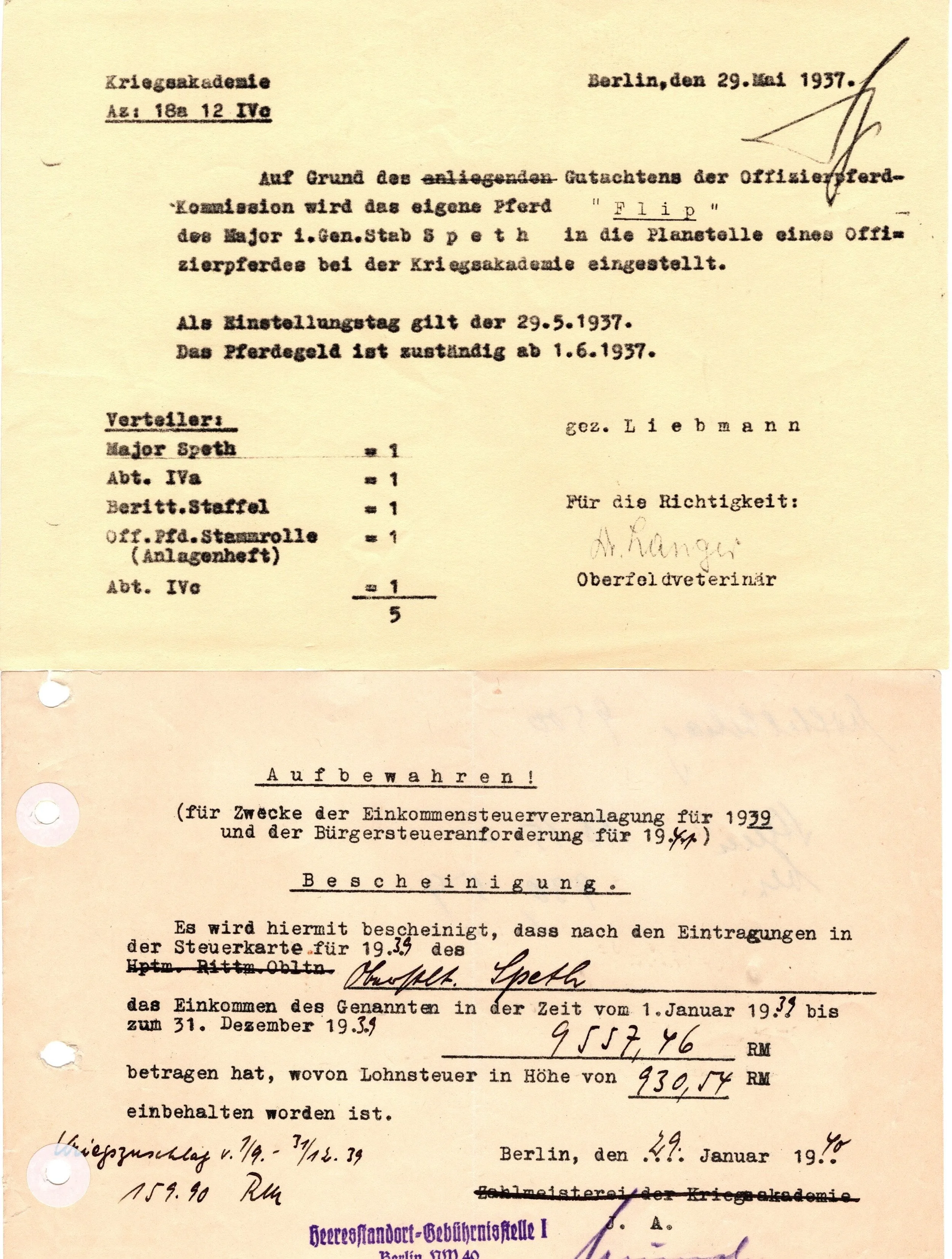 Original German WWII General Hans-Ludwig Speth Uniform, Photos, and Documents Grouping