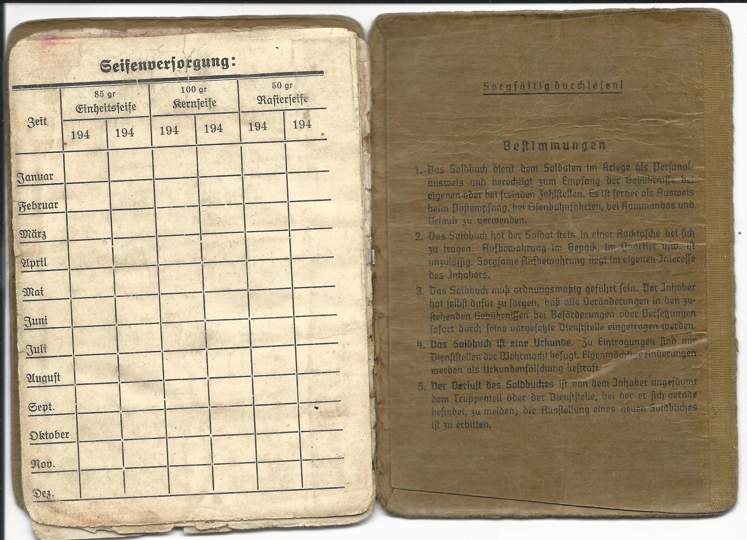 Original German WWII Named Gebirgsjäger Soldbuch with Medals and Photos Grouping