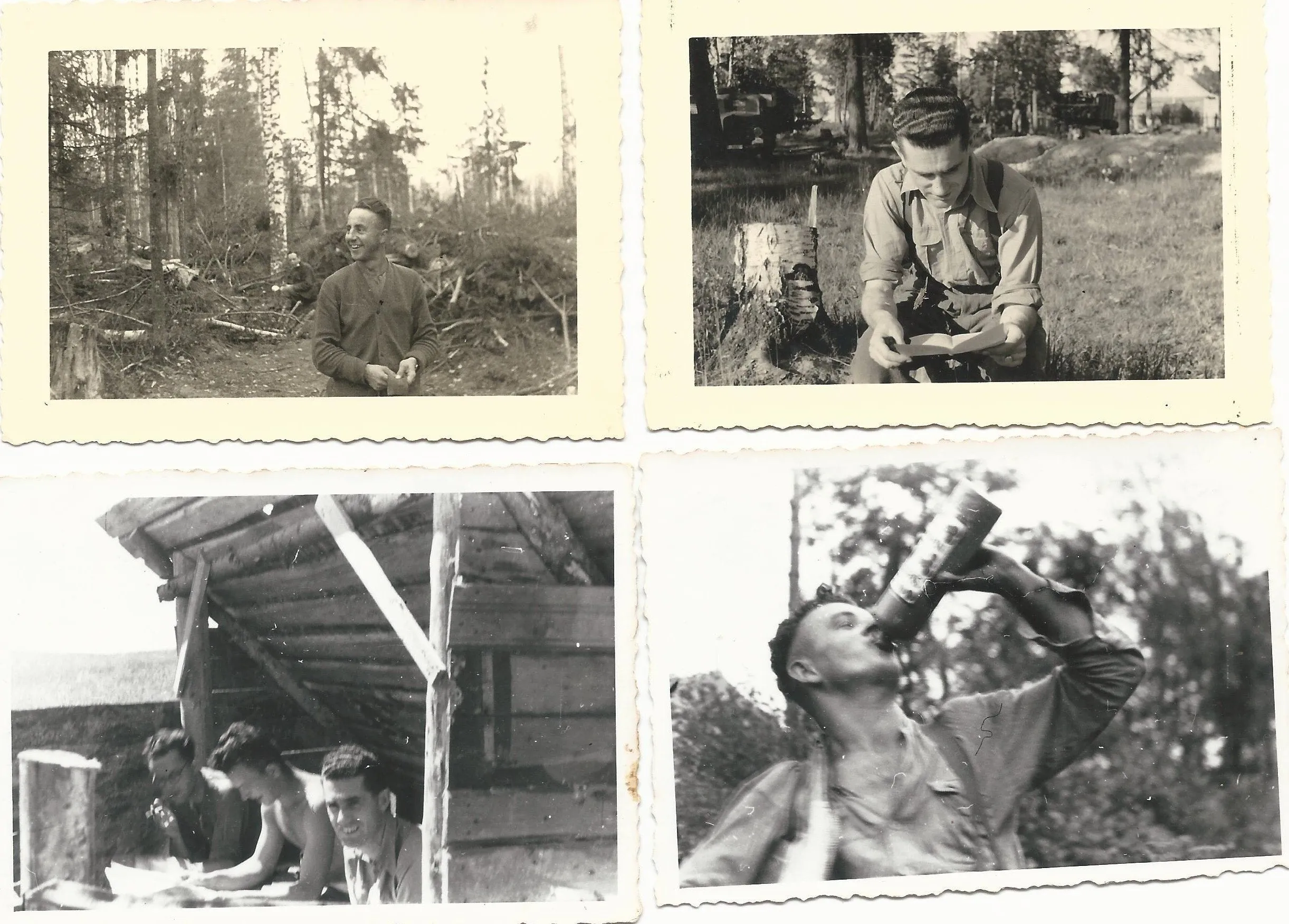 Original German WWII Named Gebirgsjäger Soldbuch with Medals and Photos Grouping