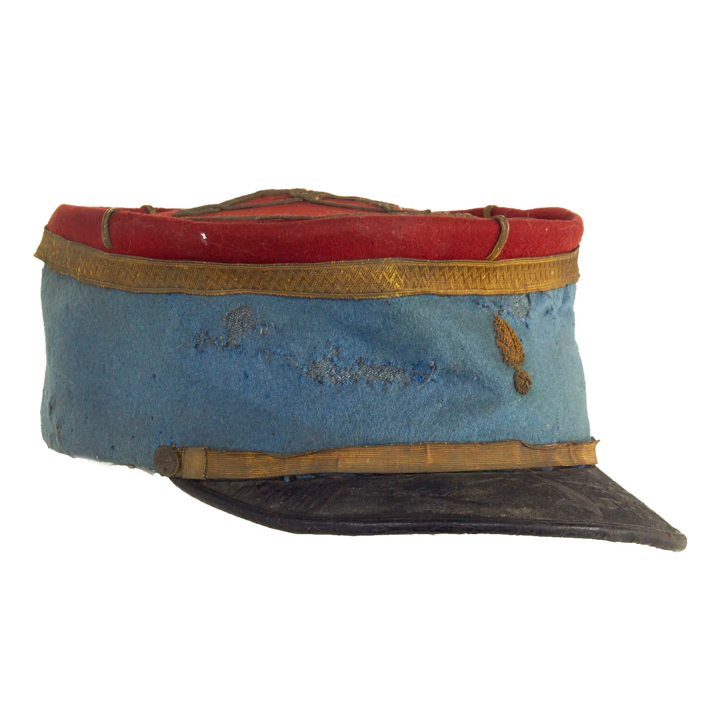 Original WWI French Foreign Legion Officer M-1915 Kepi by Union and Travail