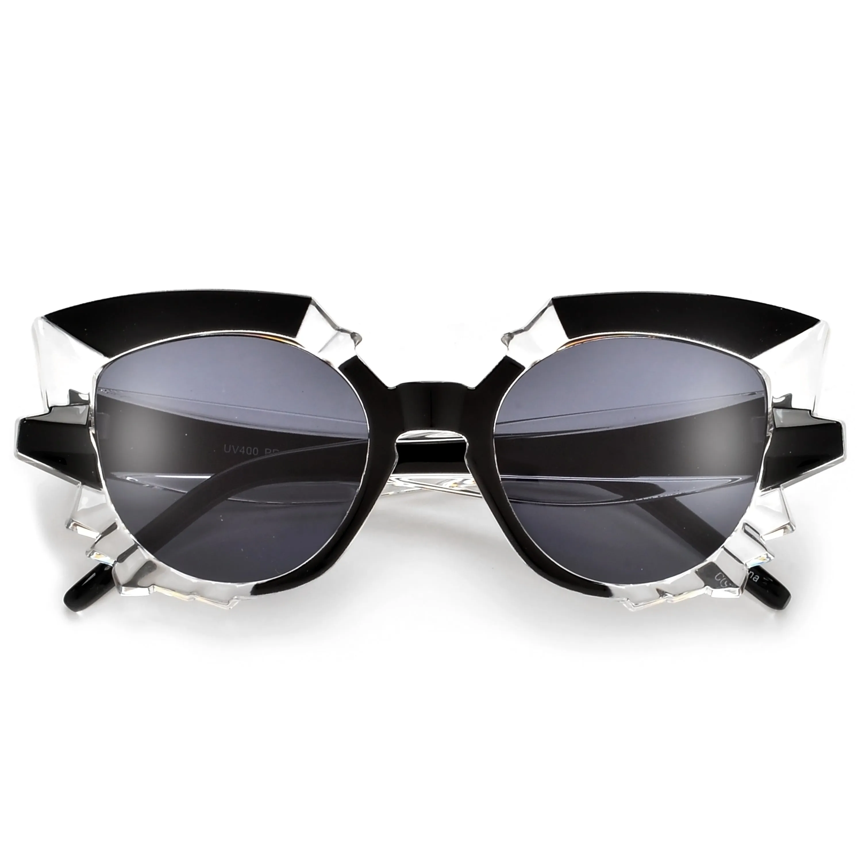 Oversize Edgy Updated Cat Eye Sunnies