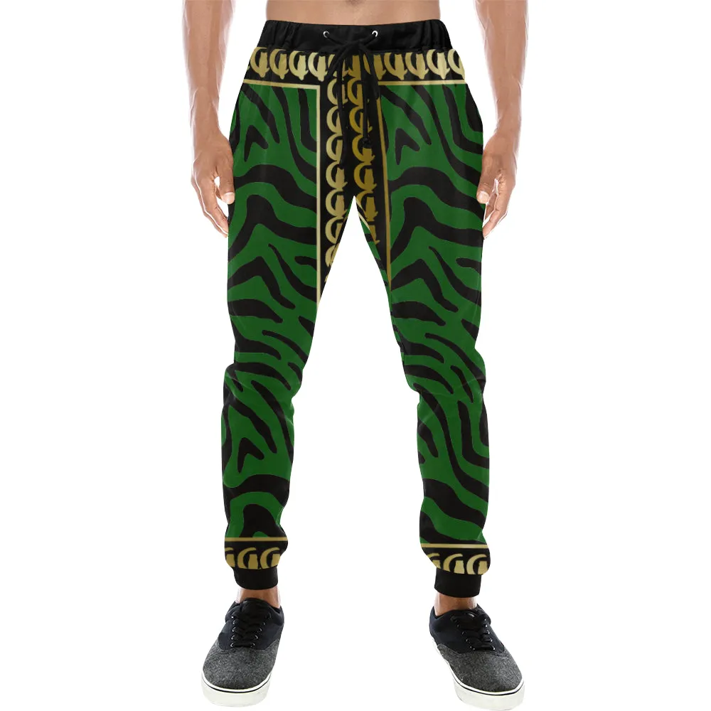 PRIVILEGE Z GREEN Men's All Over Print Sweatpants