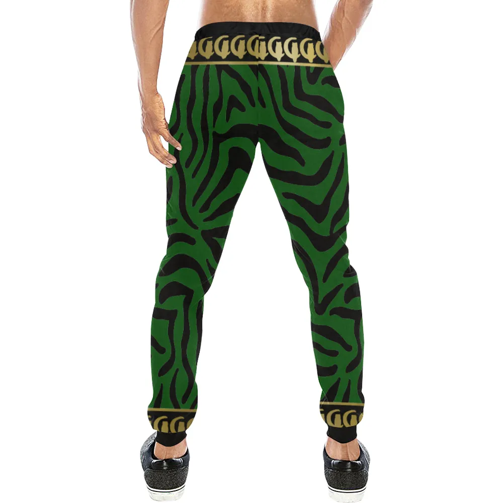 PRIVILEGE Z GREEN Men's All Over Print Sweatpants