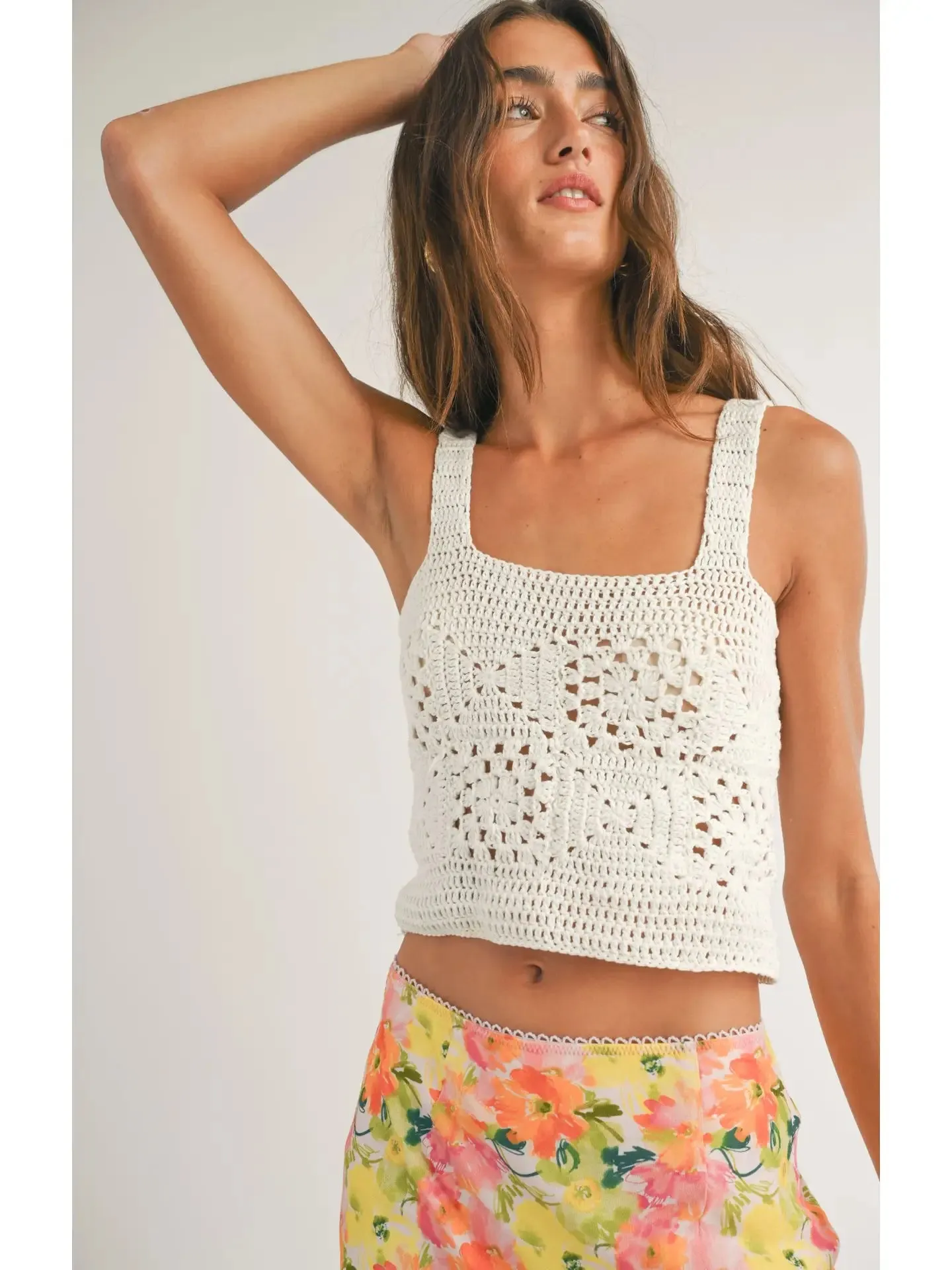 Quinn Crochet Crop Top