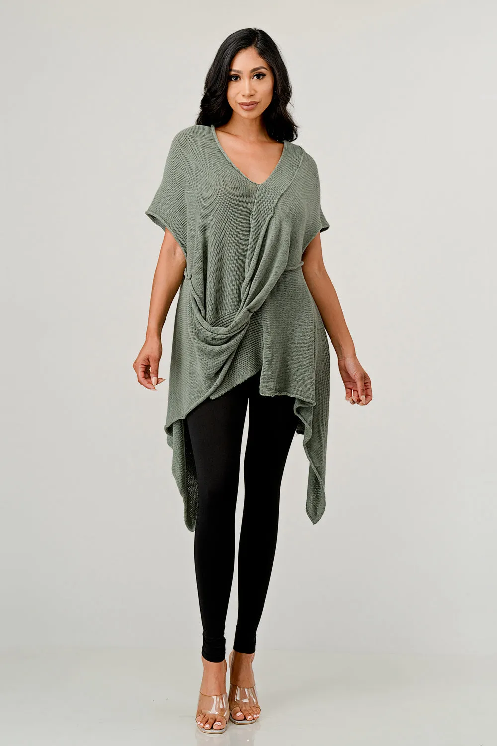 Raw Moda Italian Twist Front Tunic