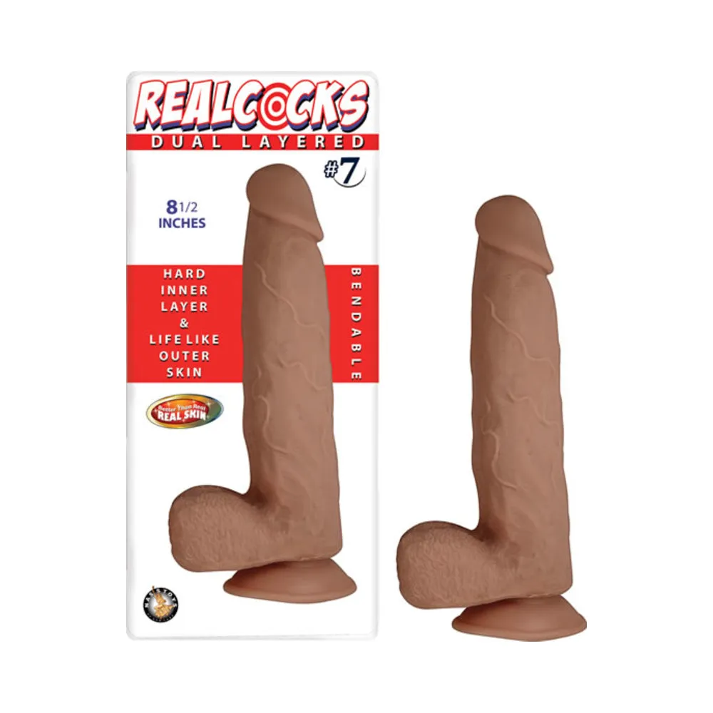 Real Cocks Dual Layered #7 8.5 inches Dildo