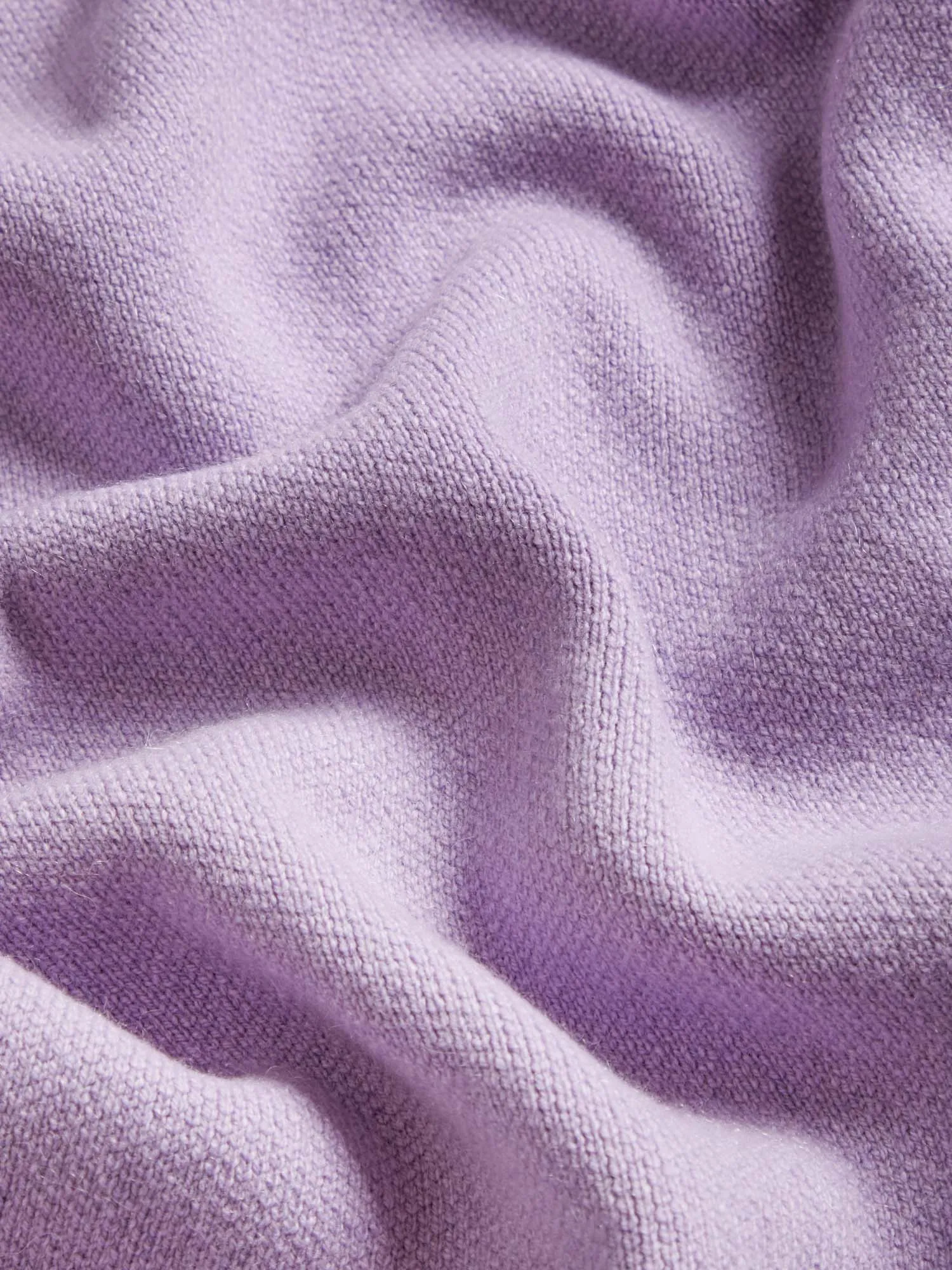 Recycled Cashmere Cardigan—orchid purple