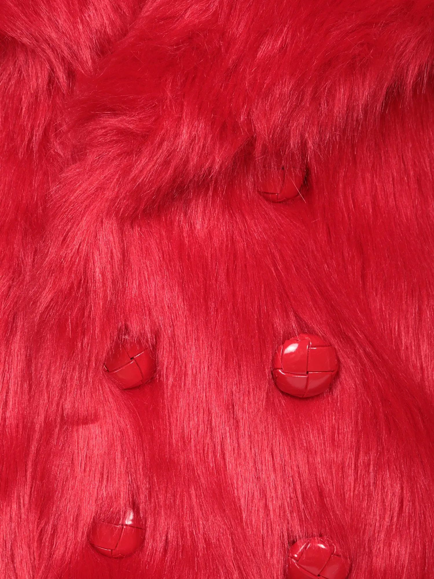 Red Faux Fur Jacket