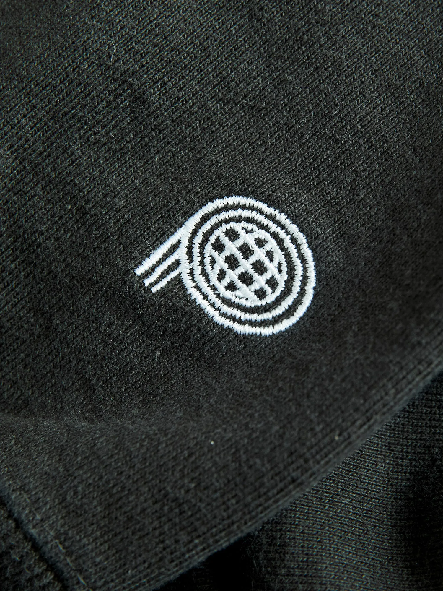 Reverse Weave Heavyweight Pullover Hoodie in Black