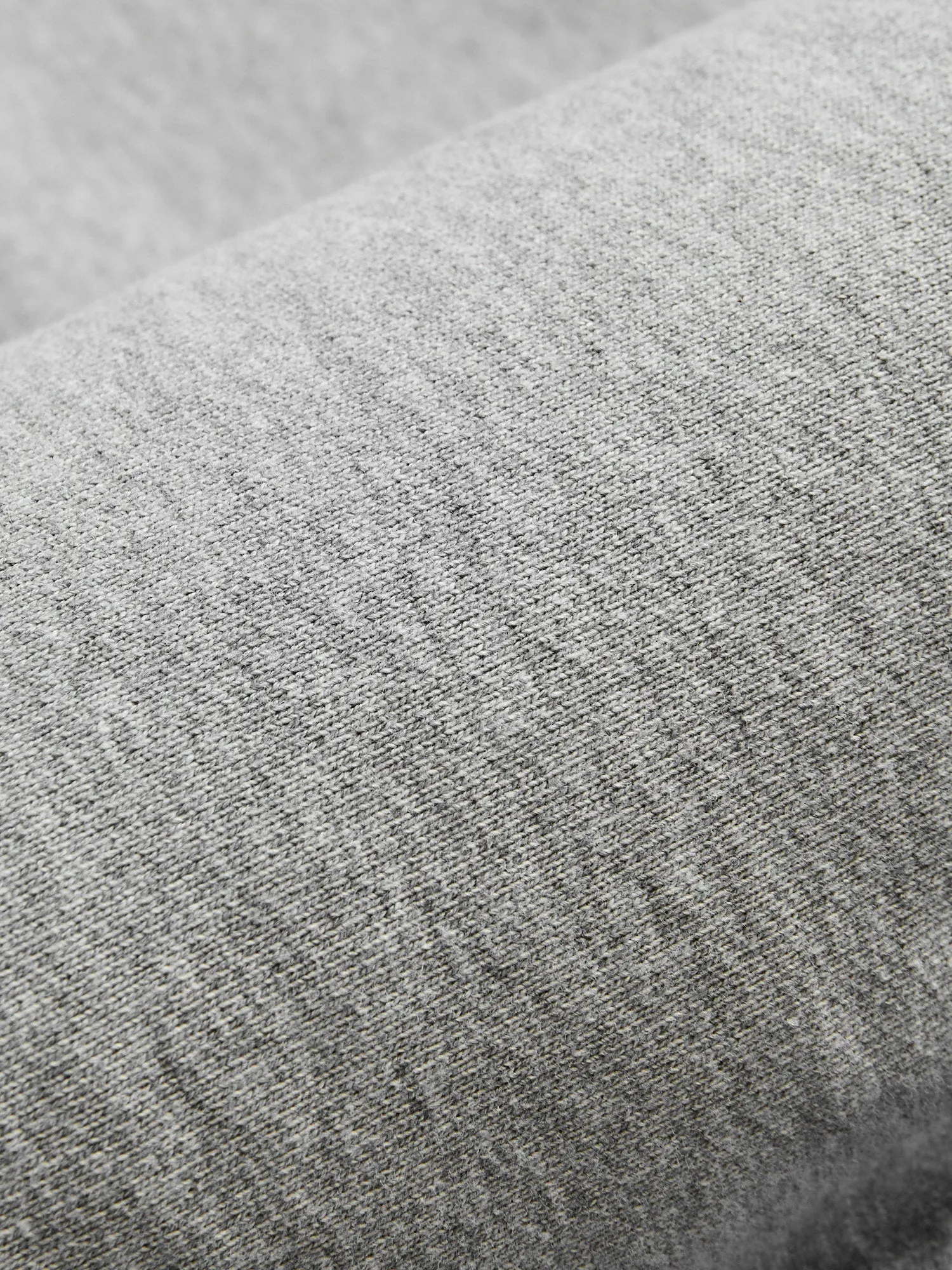 Reverse Weave Heavyweight Pullover Hoodie in Heather Grey