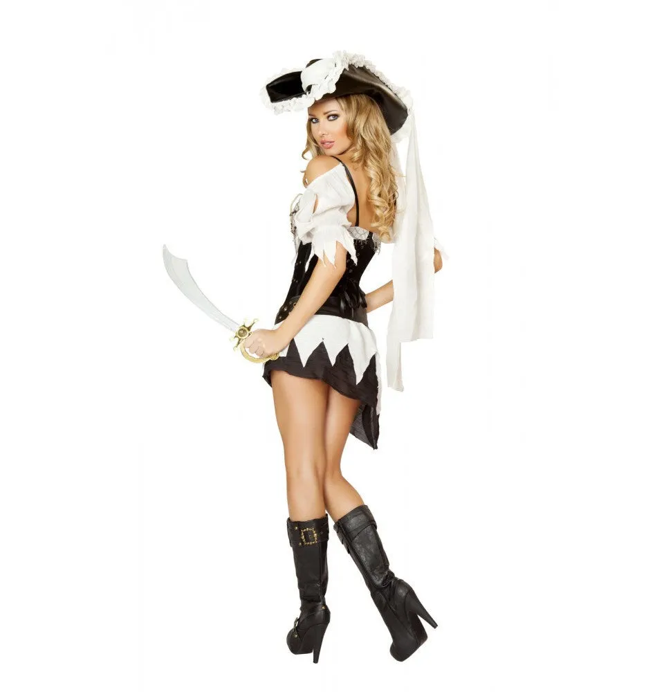 Roma 5pc Sexy Shipwrecked Sailor Costume