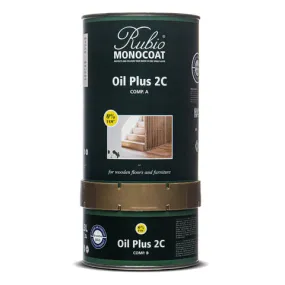 Rubio Monocoat 1.3 Liter Oil Plus 2C Wood Finish, 0% VOC