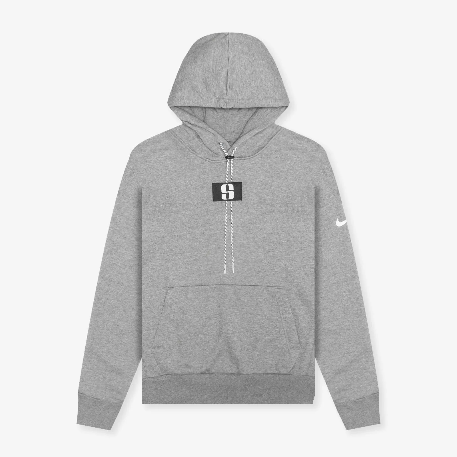 Sabrina Logo Pullover Hoodie - Grey