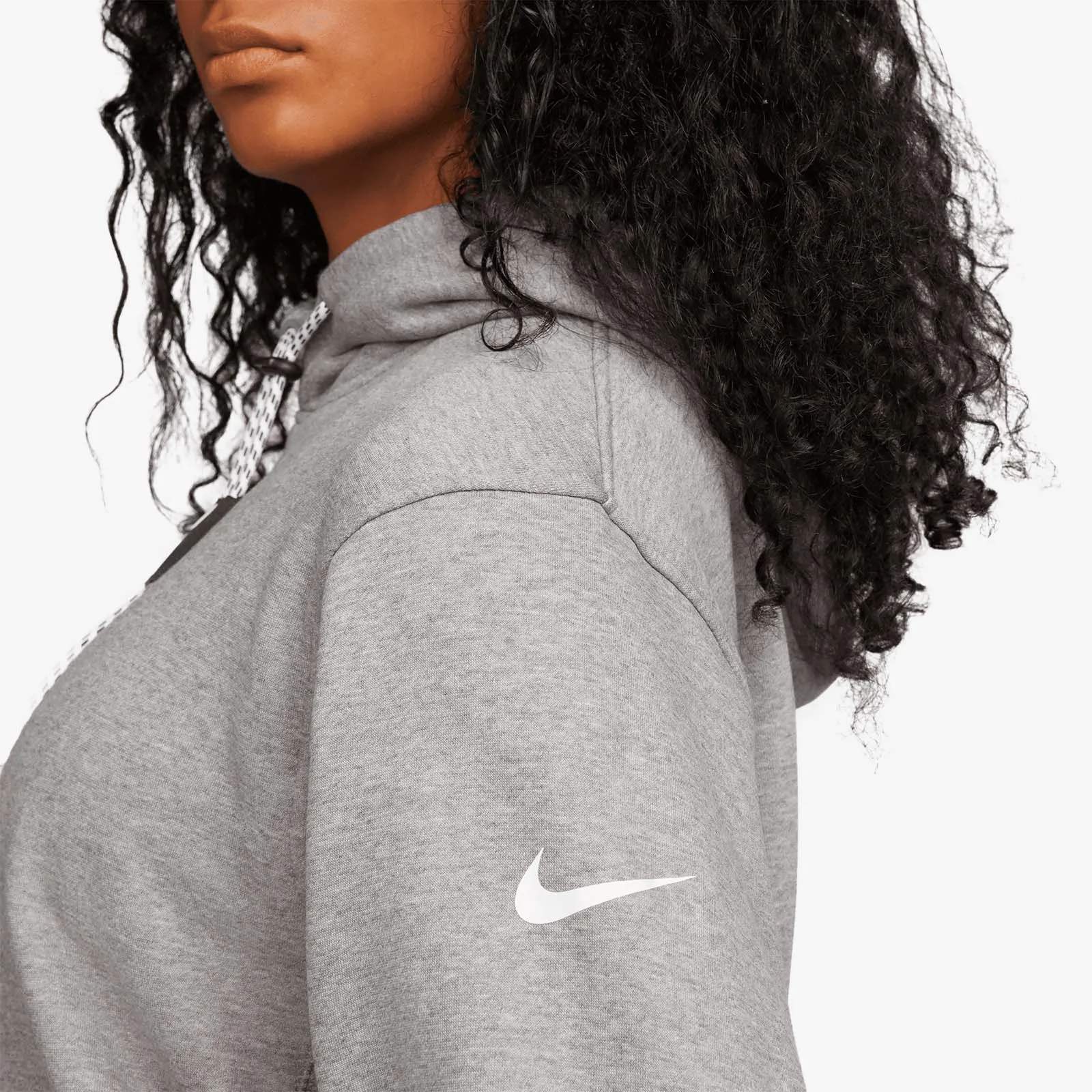 Sabrina Logo Pullover Hoodie - Grey