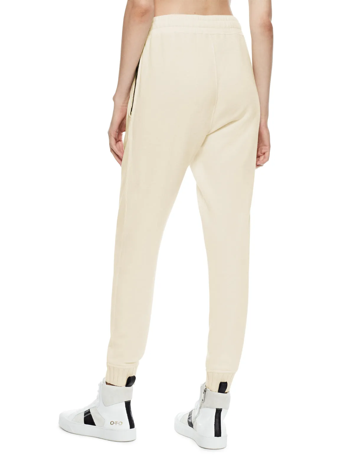 Signature Pocket Stripe Sweatpant (Ivory)