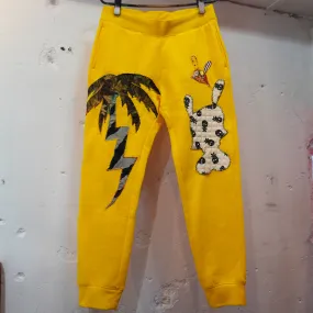 SKOLOCT PALM PATCH SWEATPANTS