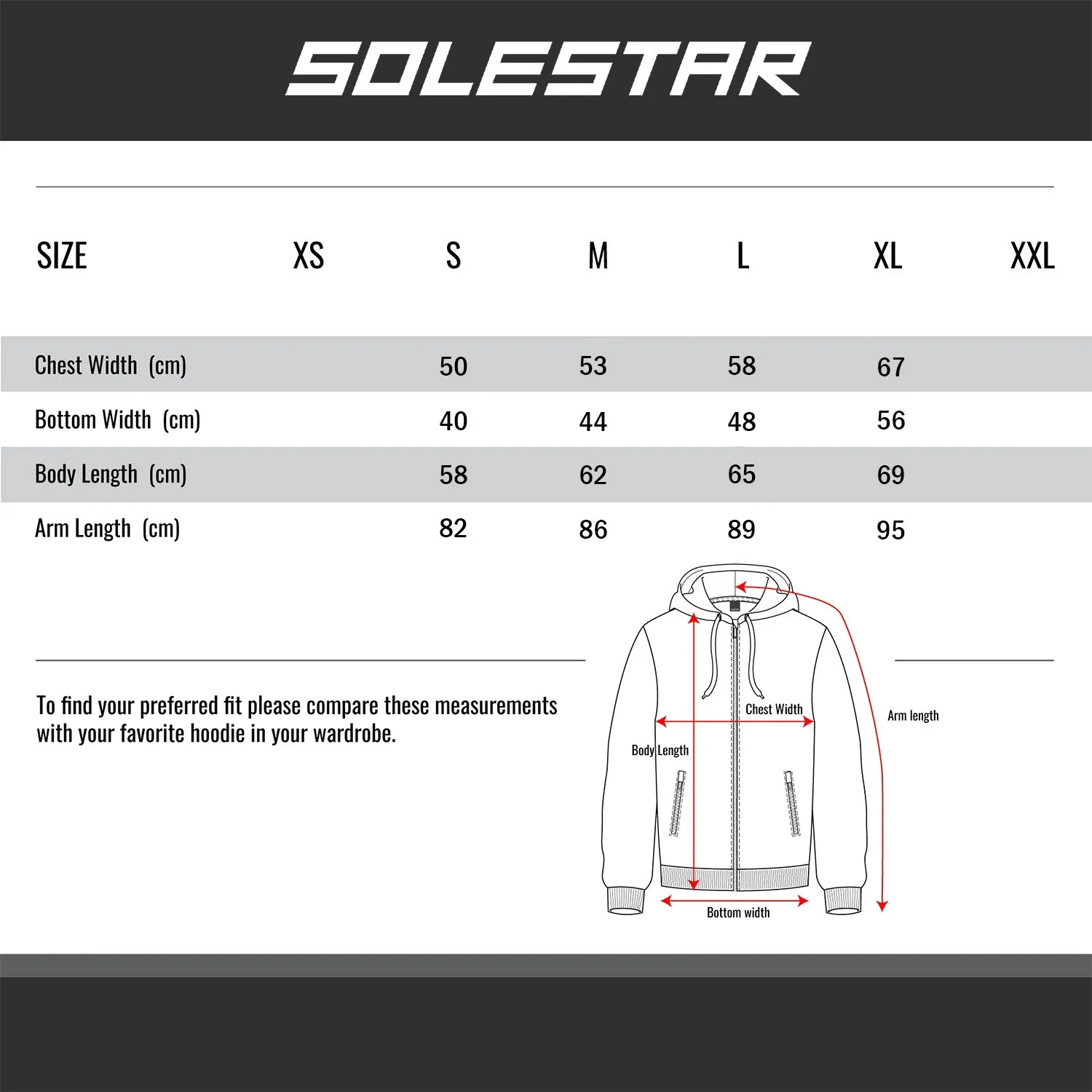 SOLESTAR Sportswear Pullover Hoodie