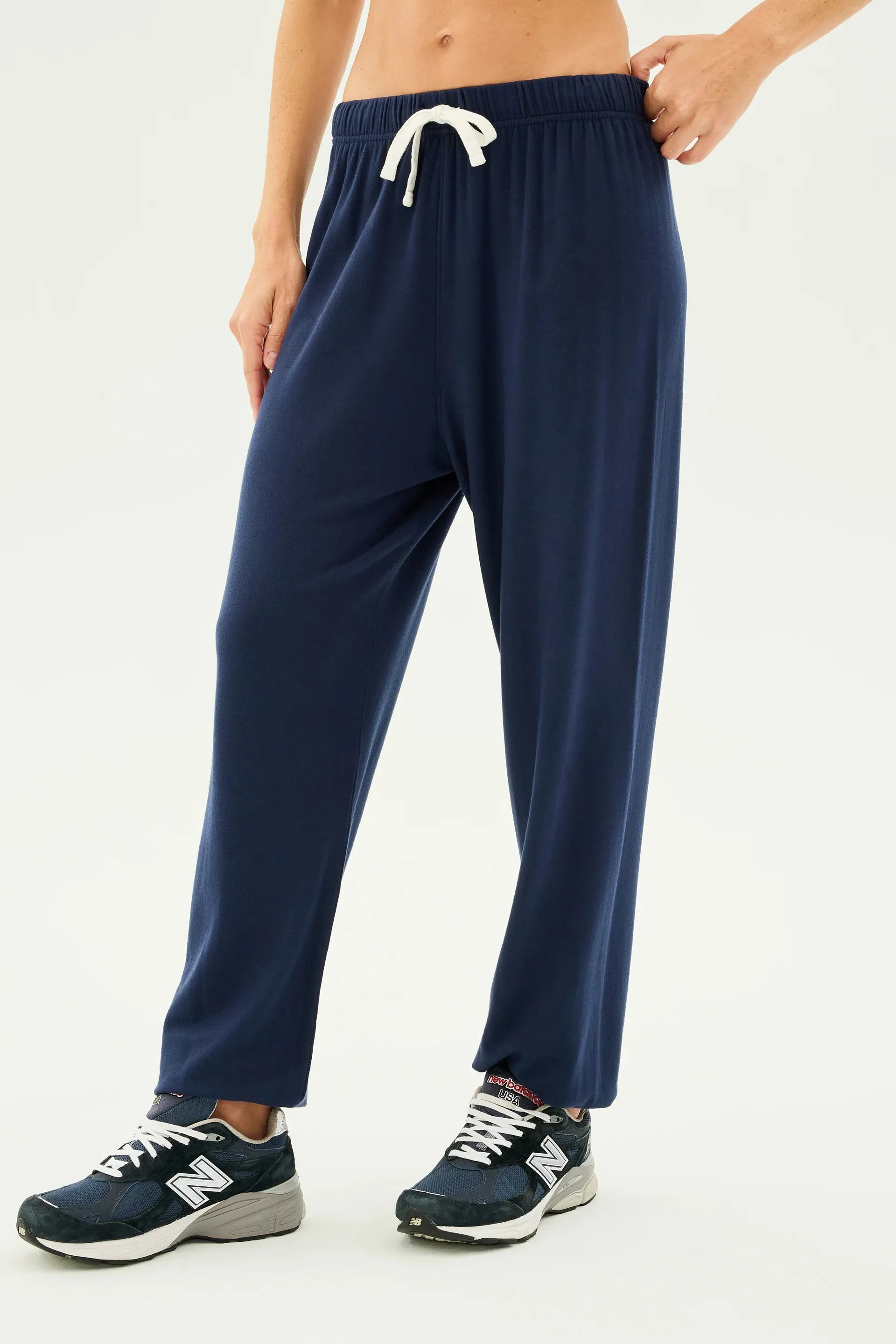 SPLITS59 | Andie Oversized Fleece Sweatpants - Indigo