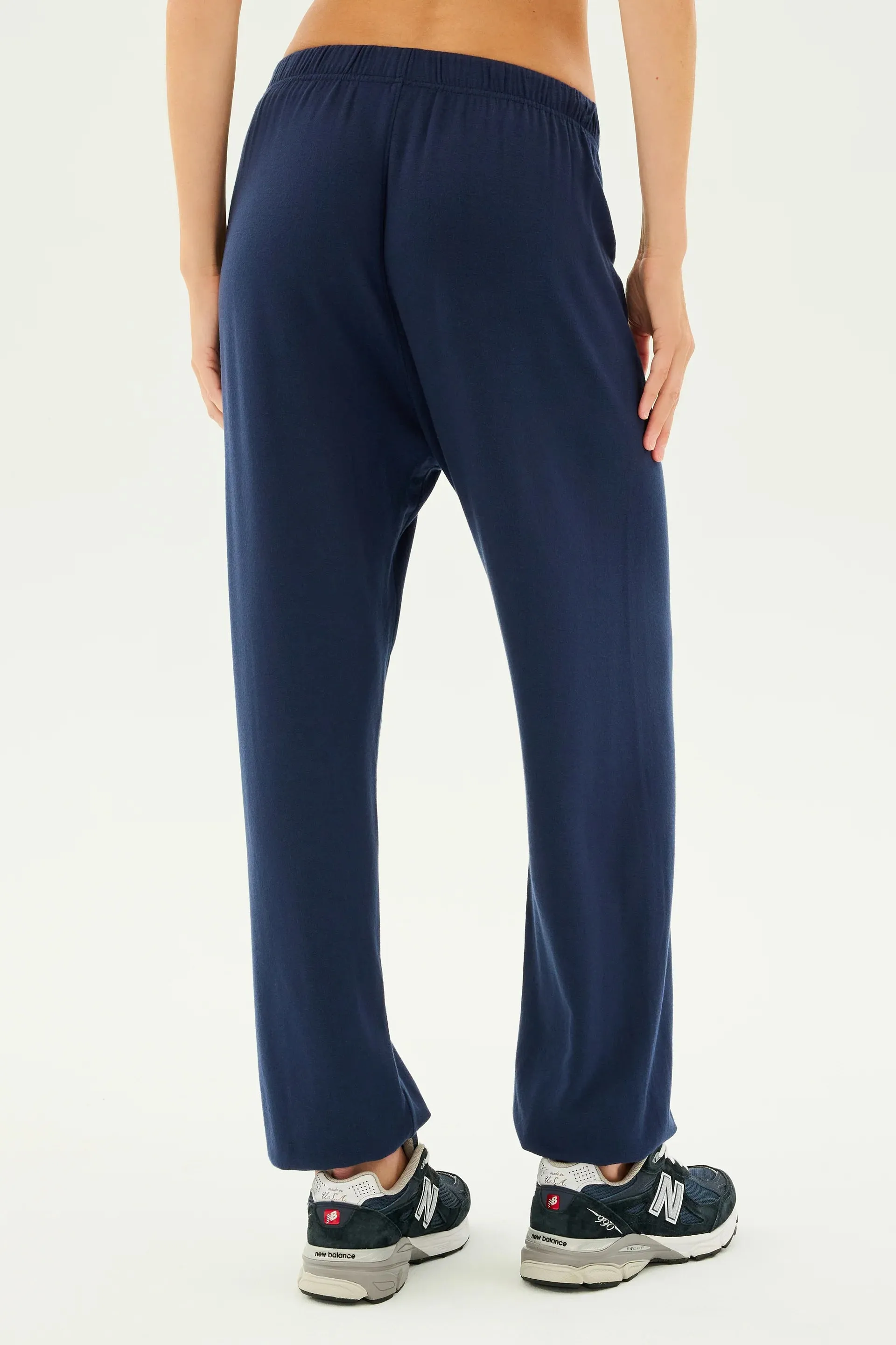 SPLITS59 | Andie Oversized Fleece Sweatpants - Indigo