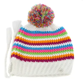 Spyder Bittersweet Hat  - WHT/MLT - Girls