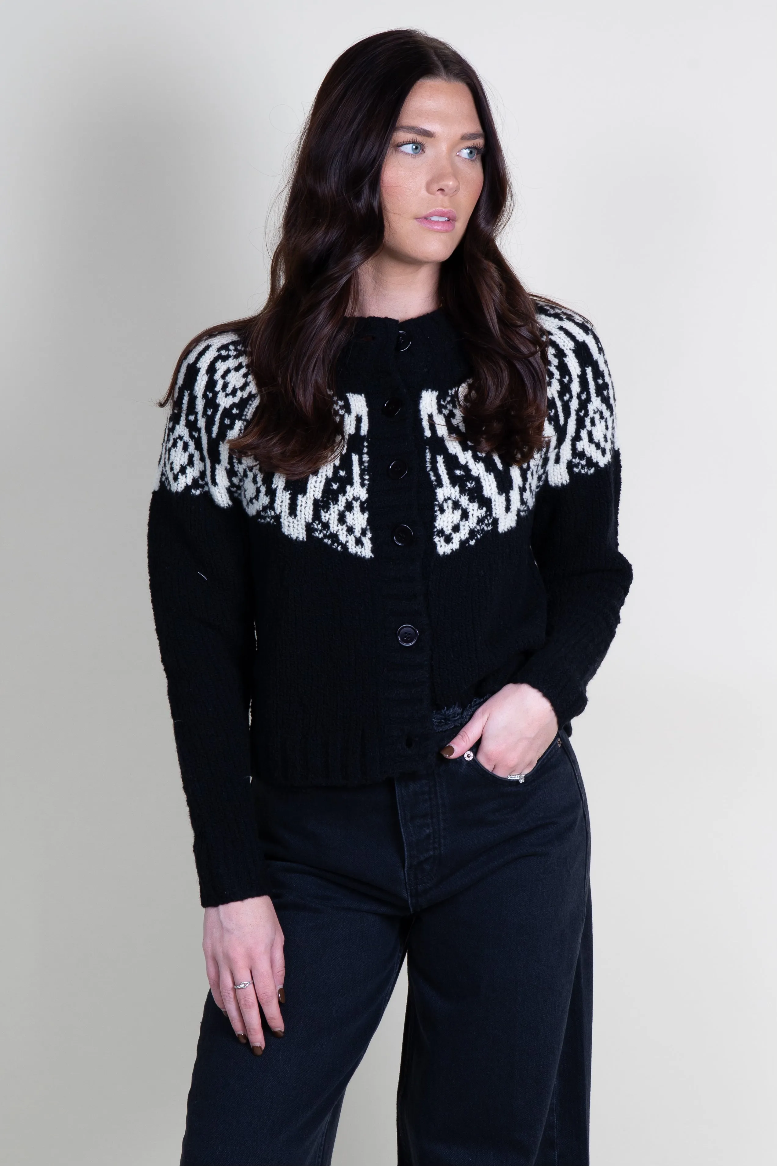 SUNDAYS | Abrielle Cardigan - Black