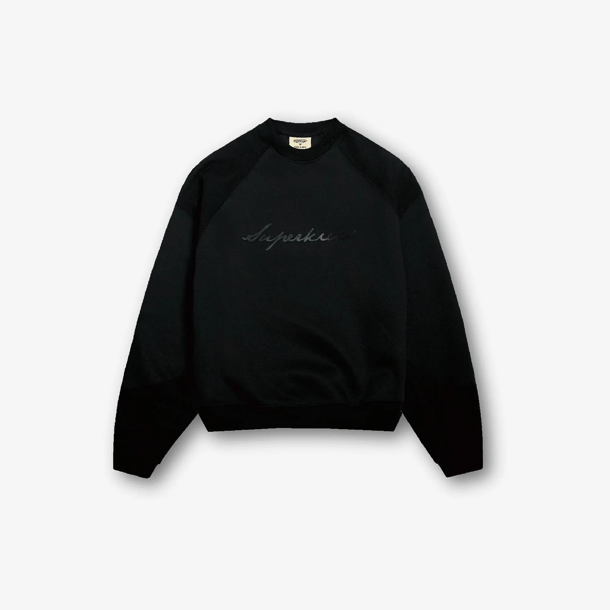 Superkicks | SIGNATURE SWEATSHIRT { MIDNIGHT BLACK