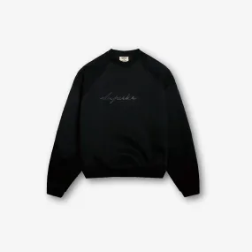 Superkicks | SIGNATURE SWEATSHIRT { MIDNIGHT BLACK