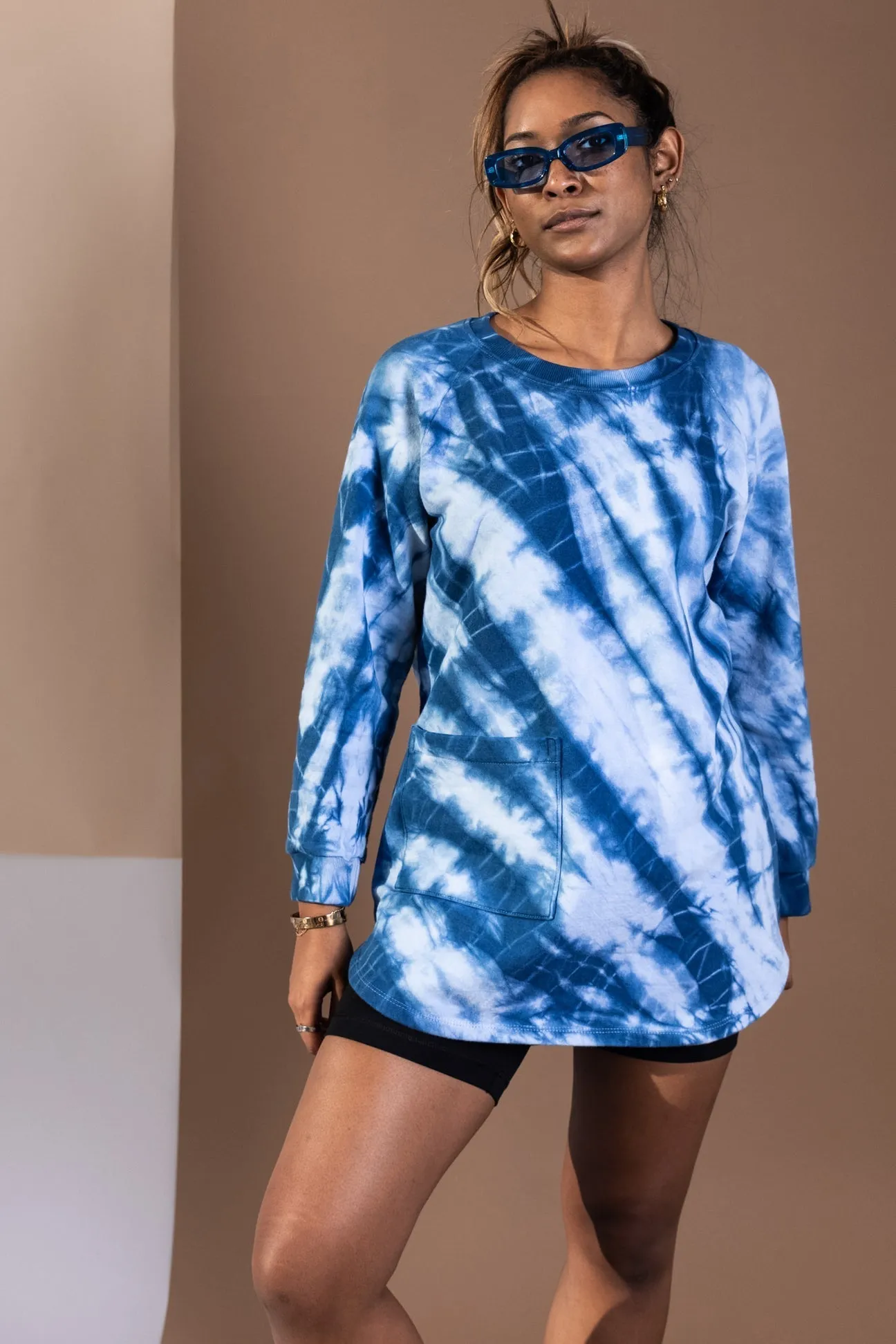 Sweatshirt Tunic in 'Under the sea'