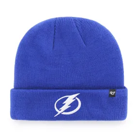 Tampa Bay Lightning NHL 47 Brand Men's Royal Raised Cuff Knit Beanie