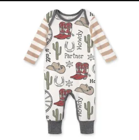 TB103 - BABY HOWDY ROMPER