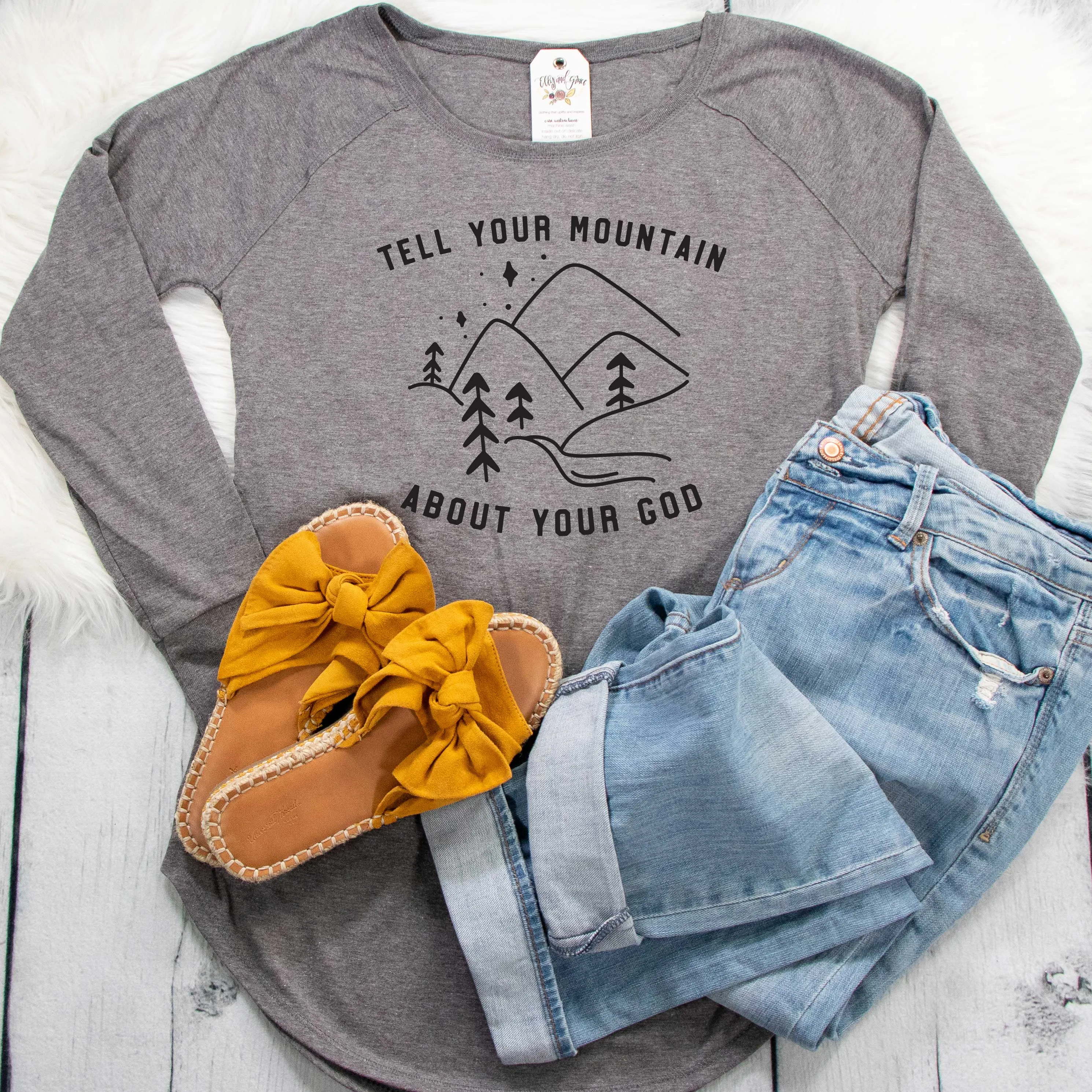 Tell Your Mountain Tunic Tee