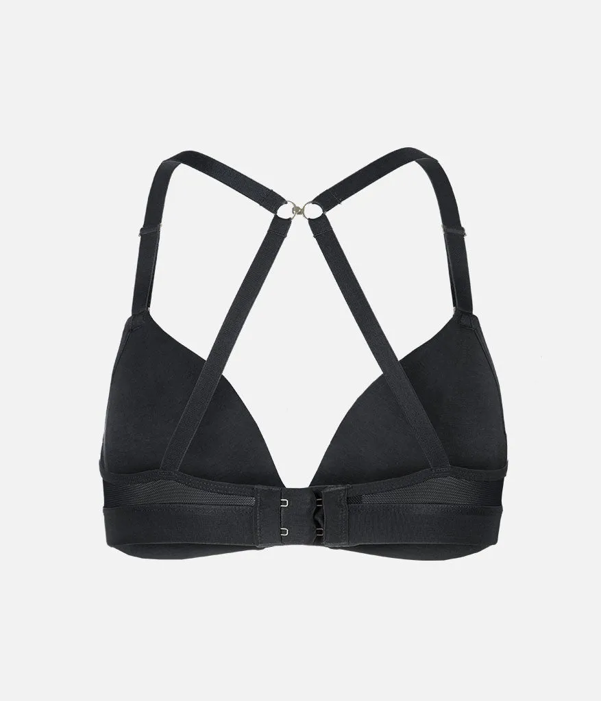 The All-Day Deep V No-Wire: Jet Black