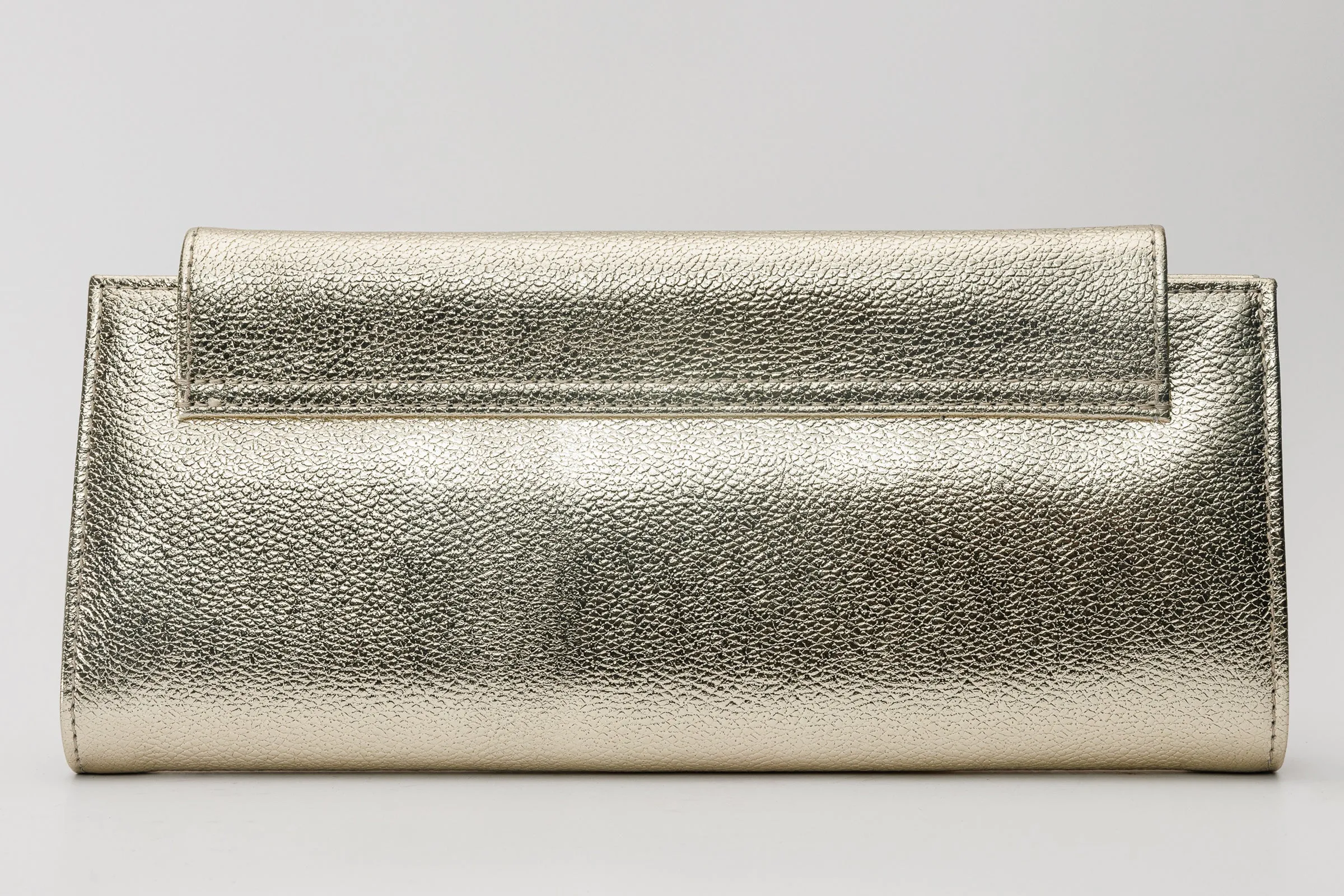 The Ege Gold Leather Clutch