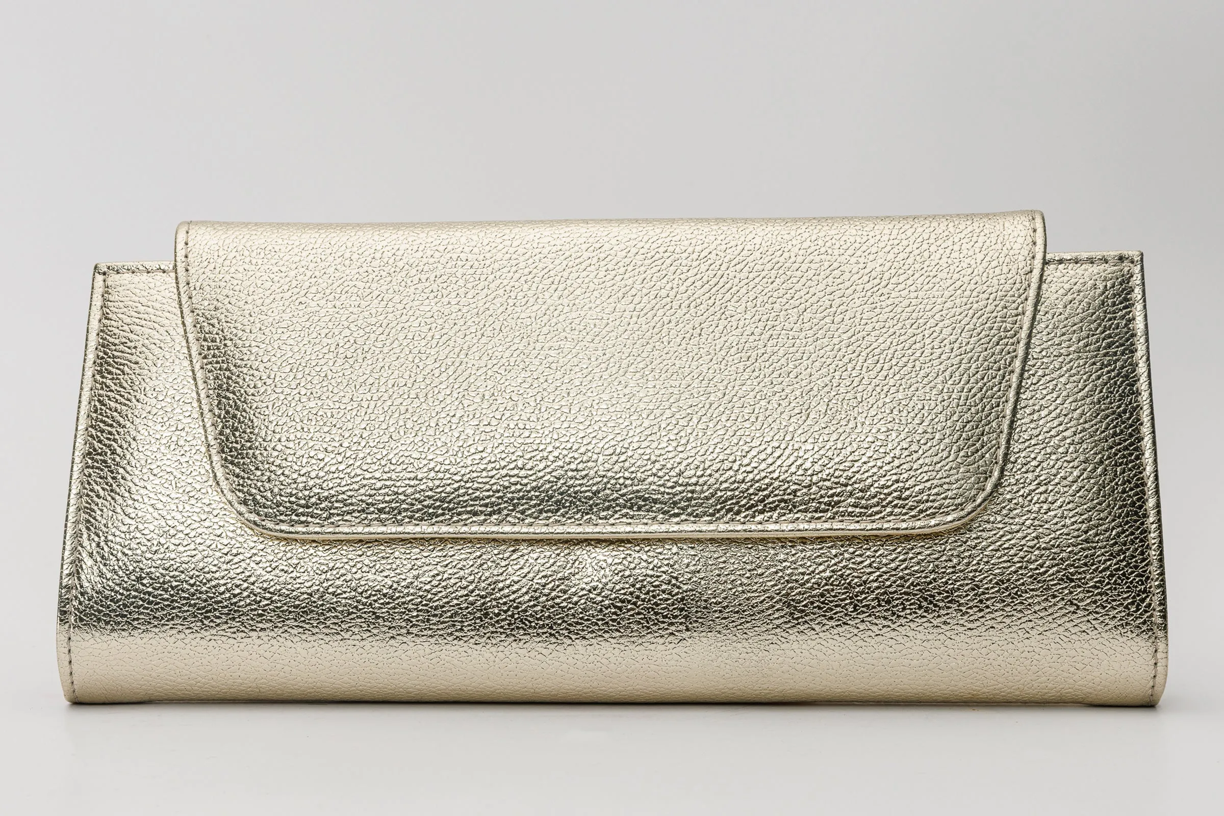 The Ege Gold Leather Clutch