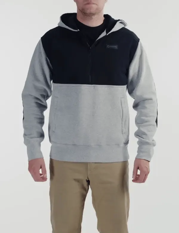 THE HEAVY HALF ZIP HOODIE