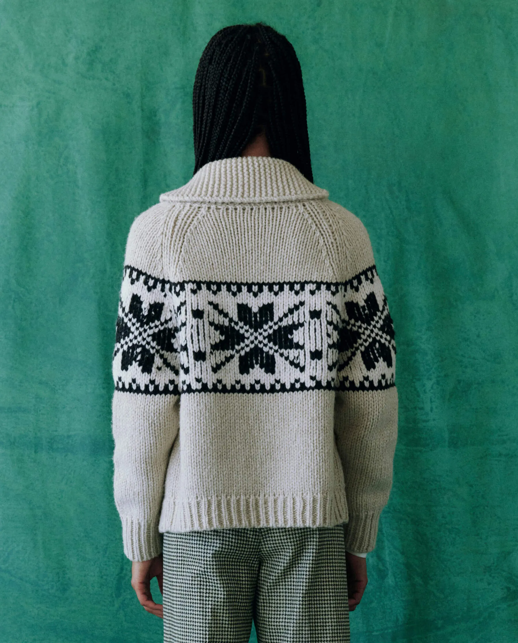 The Woodshed Cardigan. -- Chicory