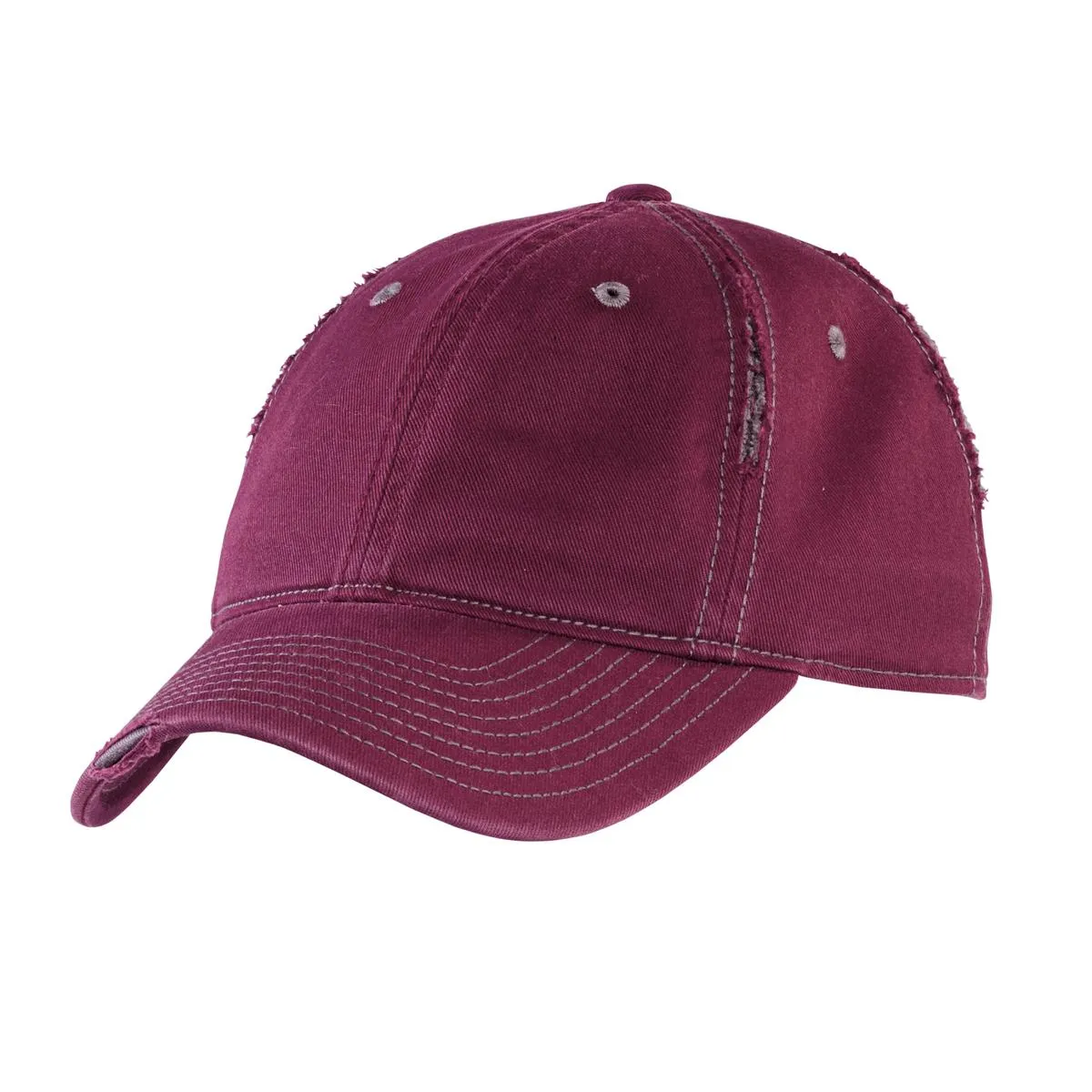 Top Headwear Rip and Distressed Cap