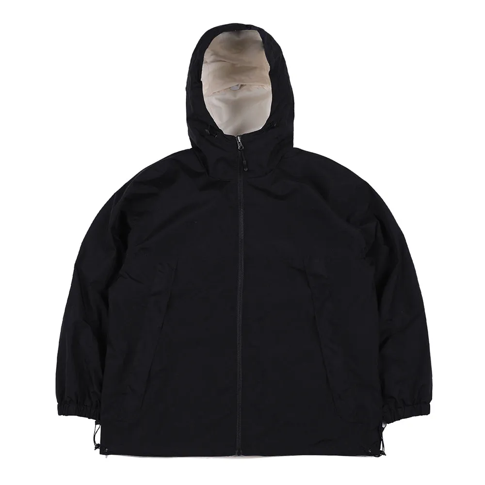 TWAN WINDBREAKER HOODED REVERSIBLE JACKET CREAM/BLACK