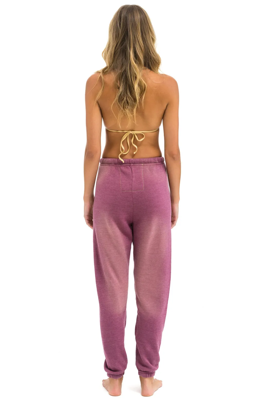 VENICE SURFER SWEATPANTS - FADED BERRY