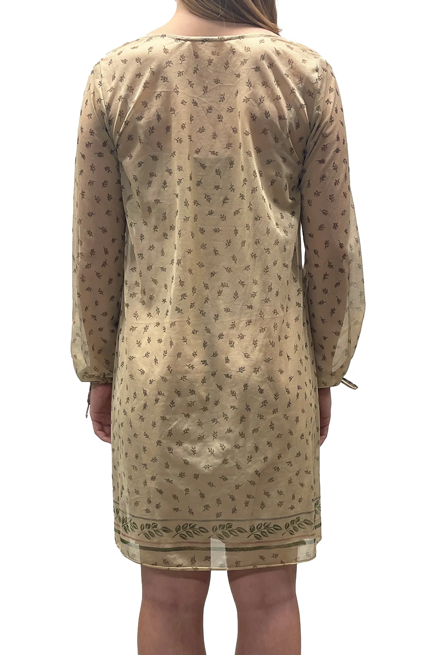 Vintage Floral Sheer Tunic