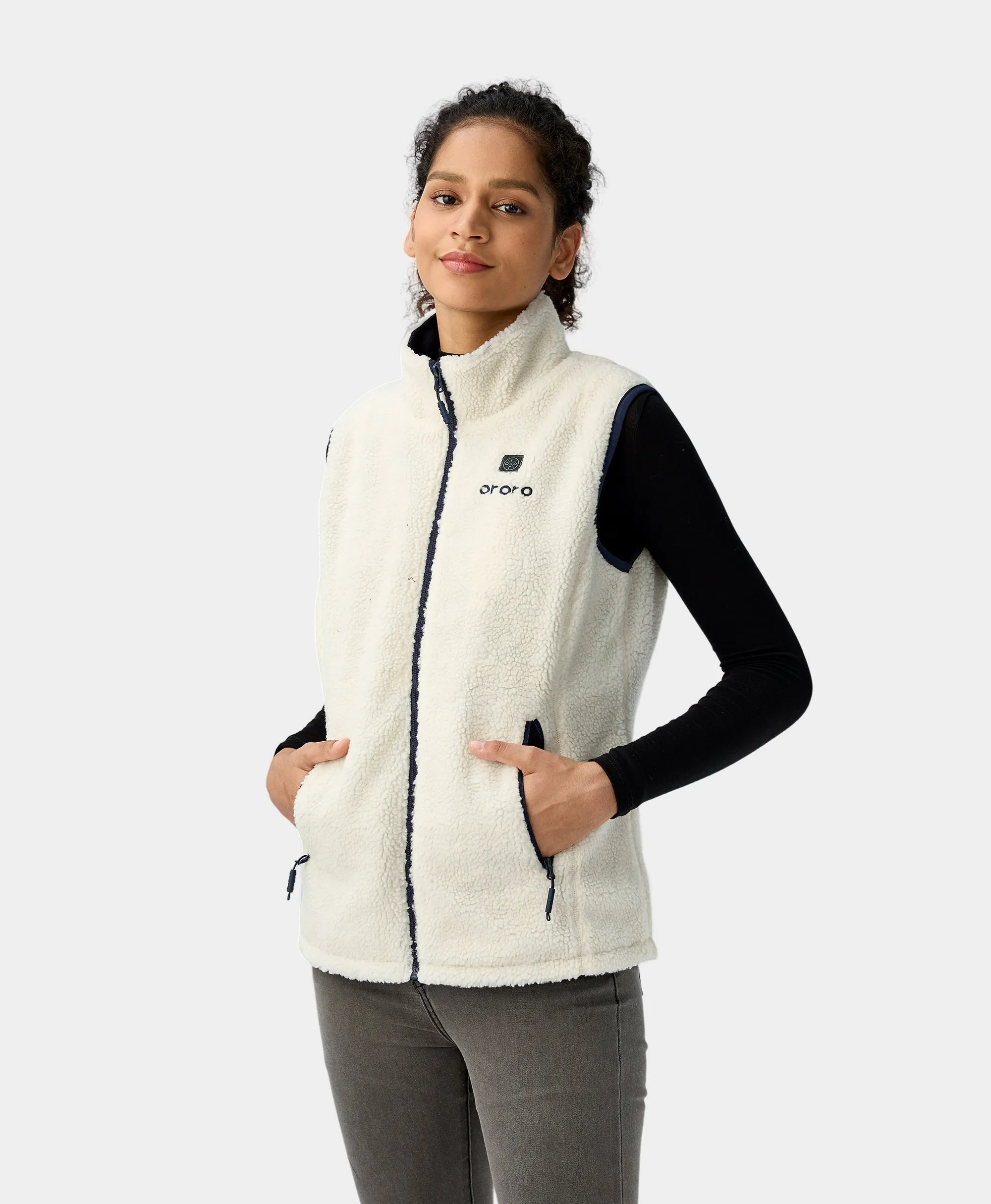 Women's Heated Recycled Fleece Vest (Apparel Only)