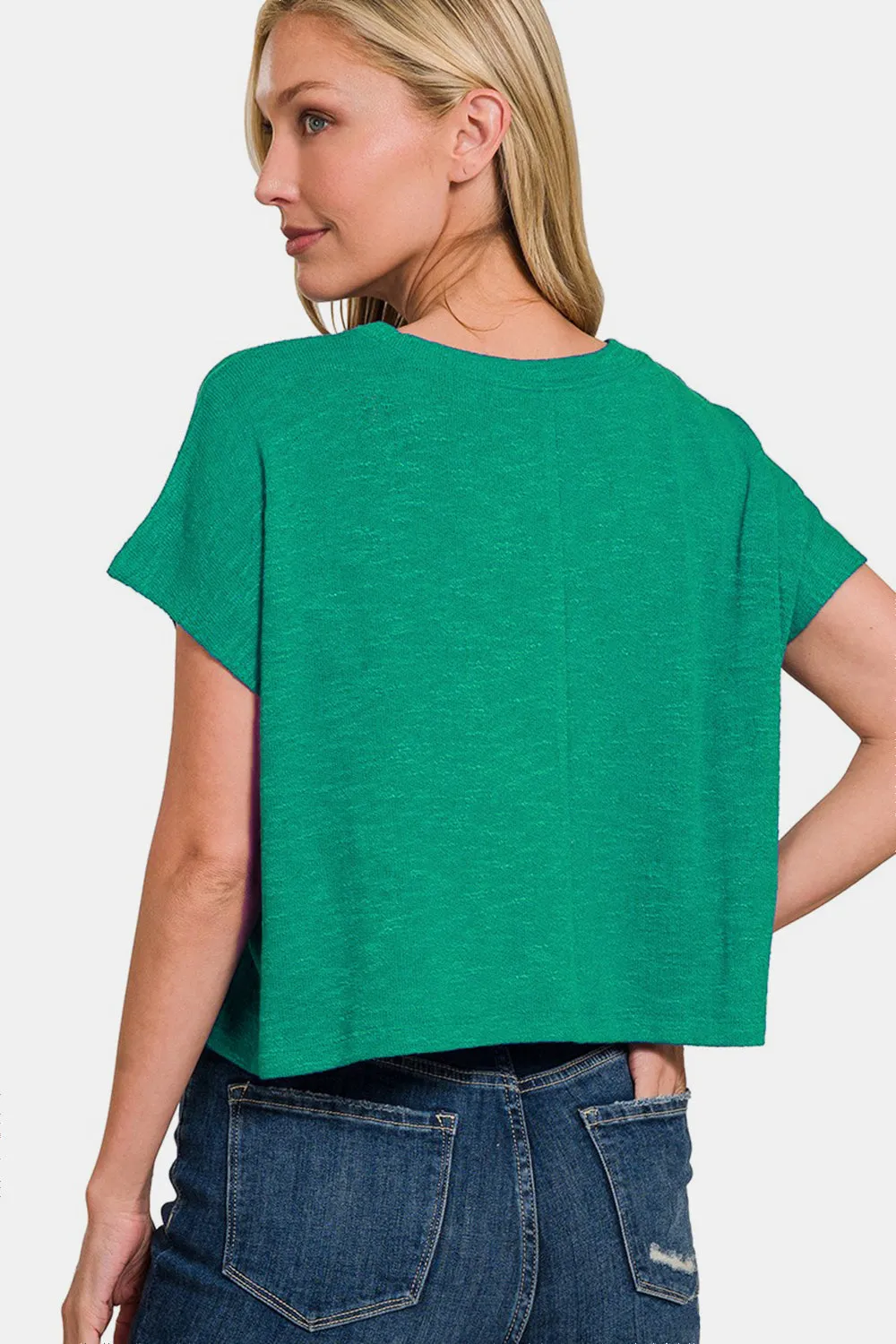 Women's Zenana Round Neck Short Sleeve T-Shirt