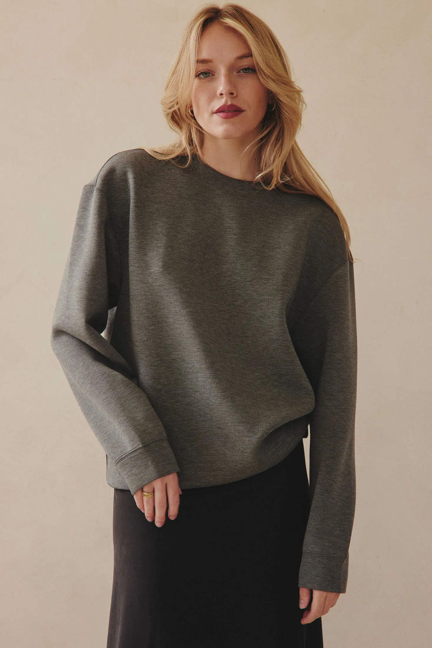 Women's Zoom Crewneck Sweater  - Grey