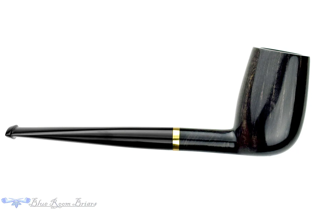 Yorgos Mitakidis Pipe 2423 Straight Grain Billiard with Brass